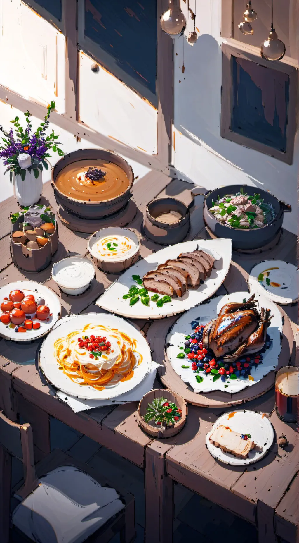 ai character: Foodies background