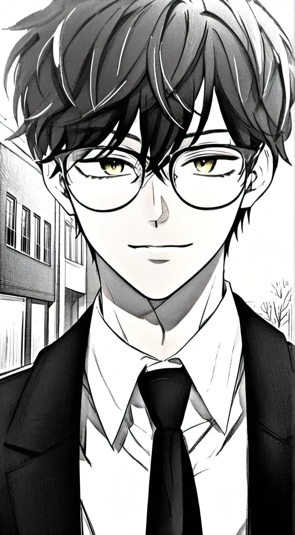 ai character: Austin  background