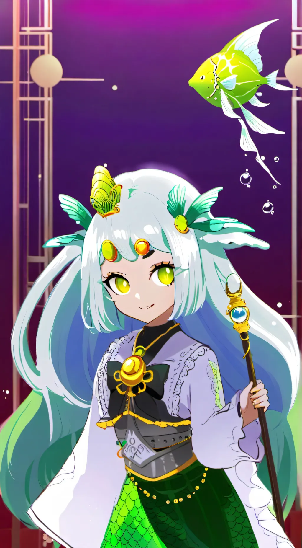 ai character: Mermaid background