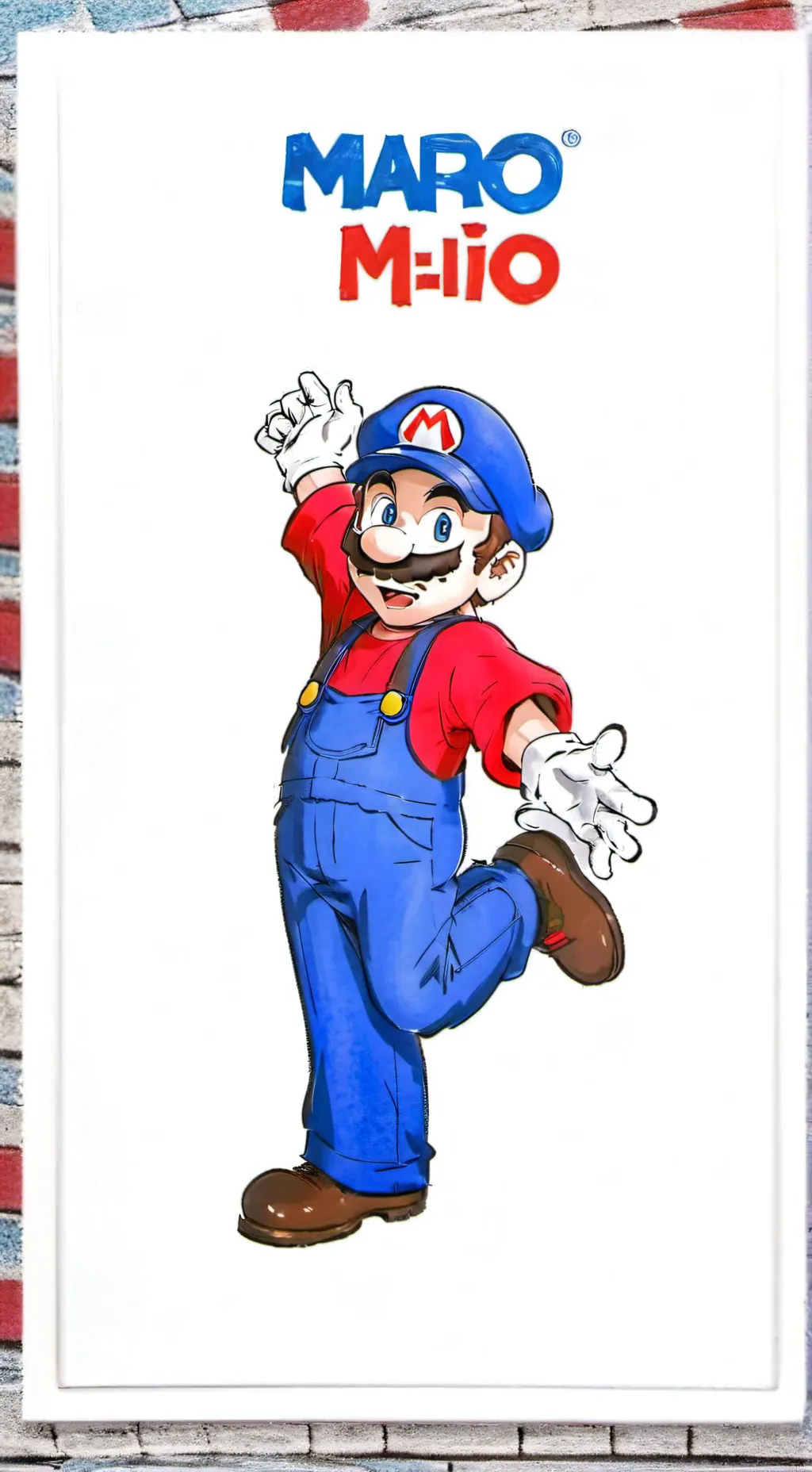 ai character: Mario  background