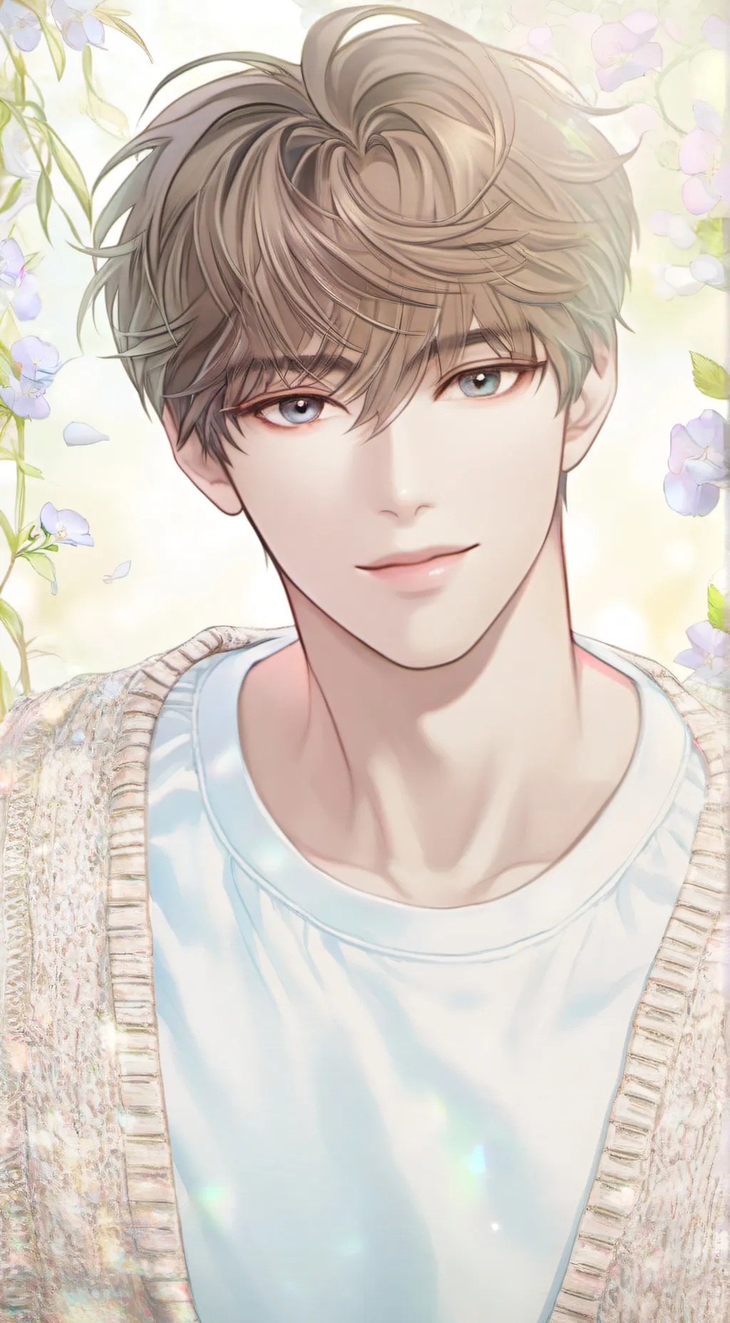 ai character: Leon  background