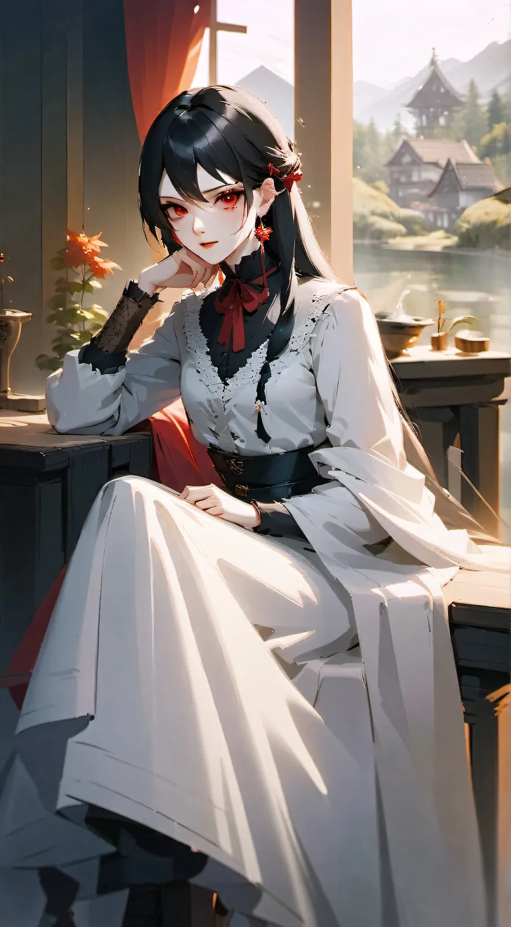 ai character: Choco the Vampire background