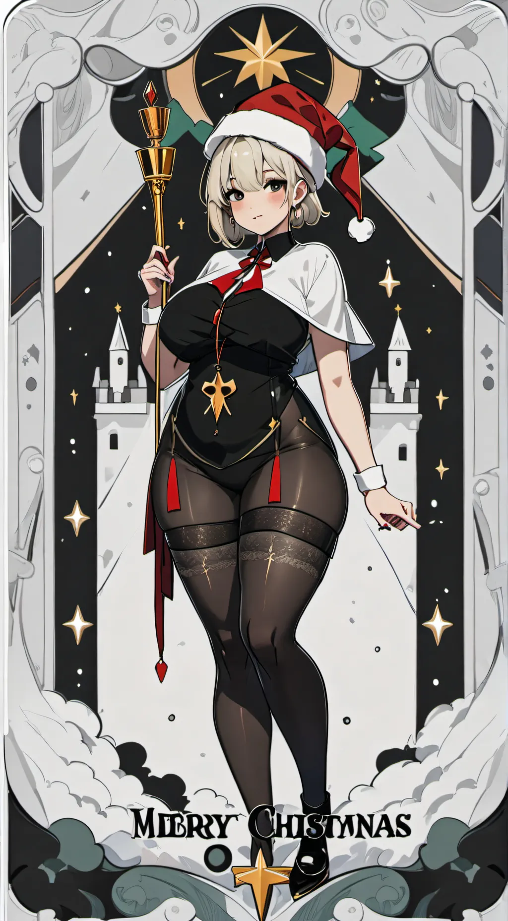 ai character: ~Mrs. Claus~ background