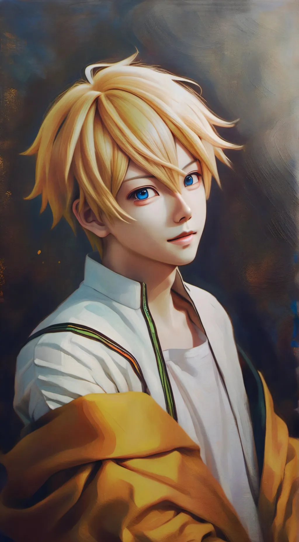 ai character: Len  background