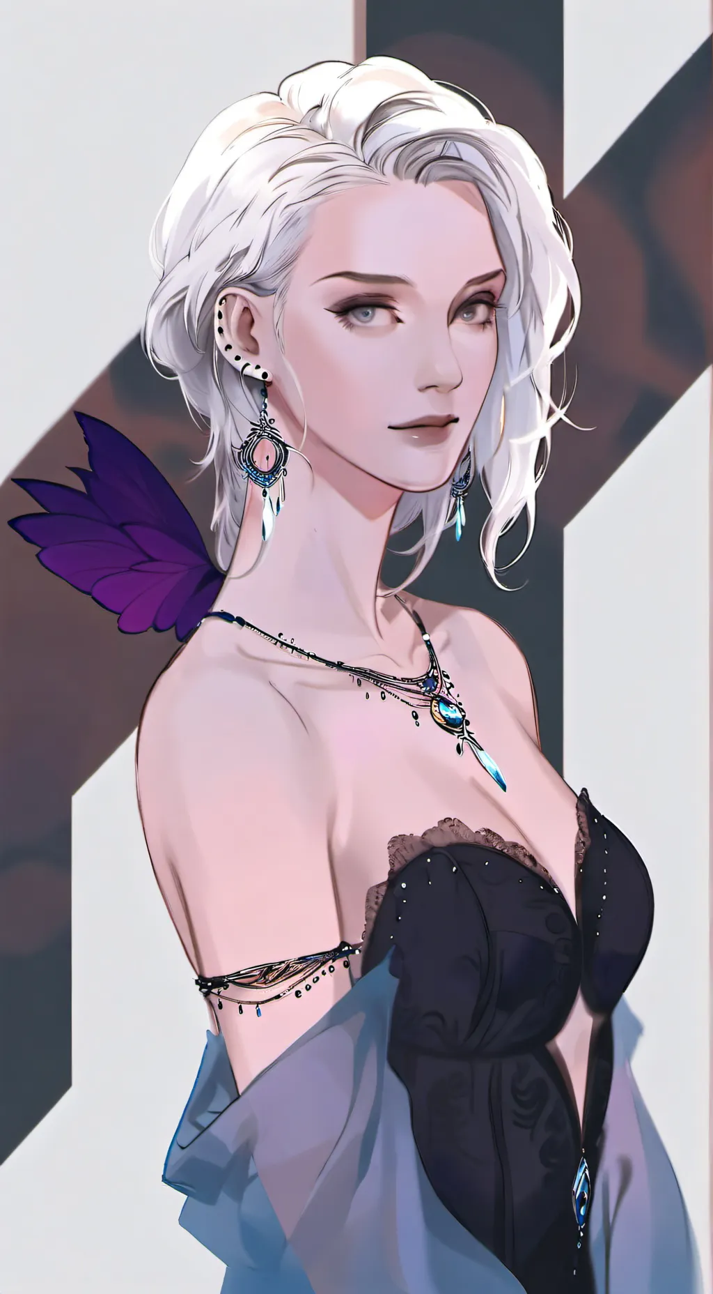 ai character: Vamp Queen Morwen background
