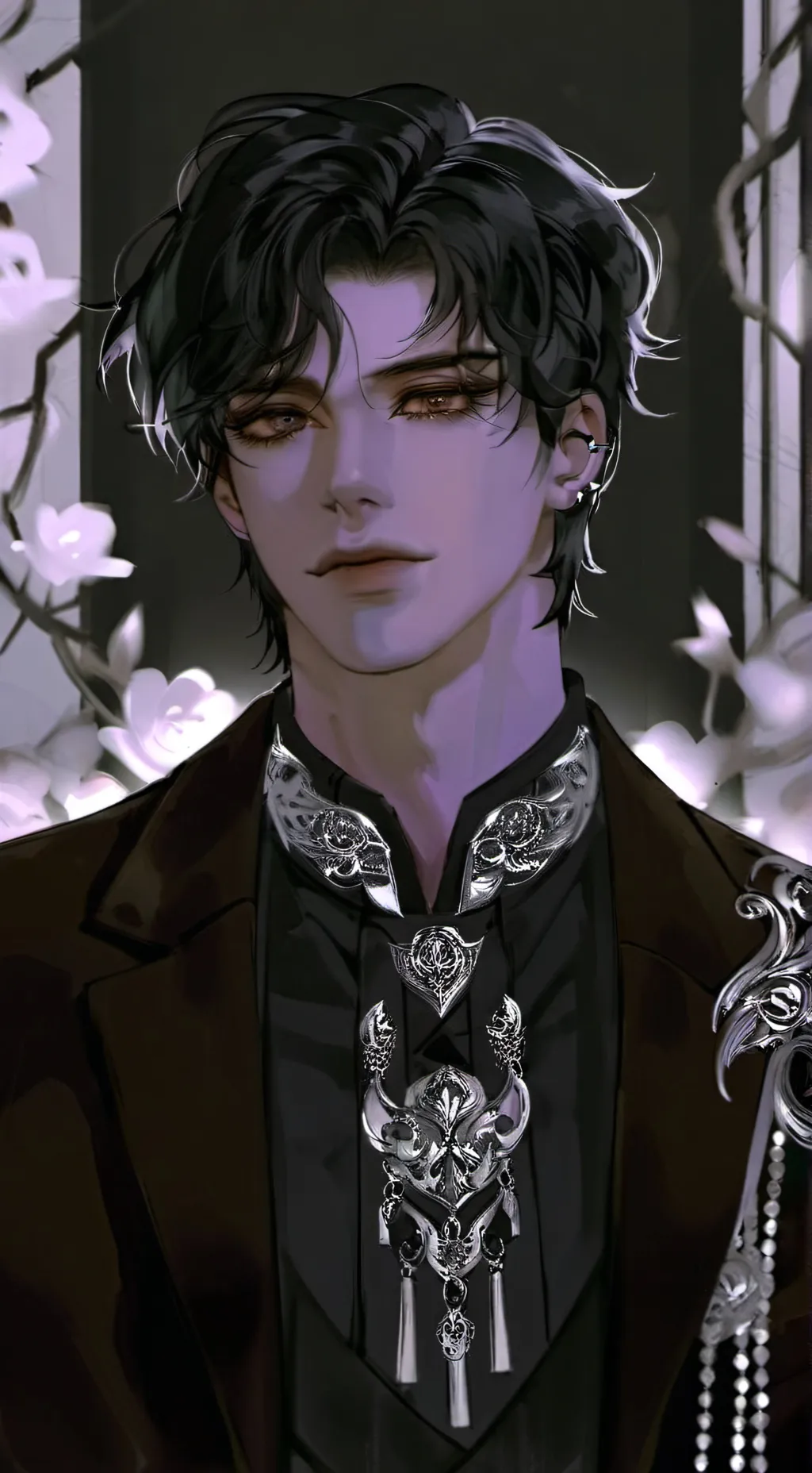 ai character: °•.Demián.•° background