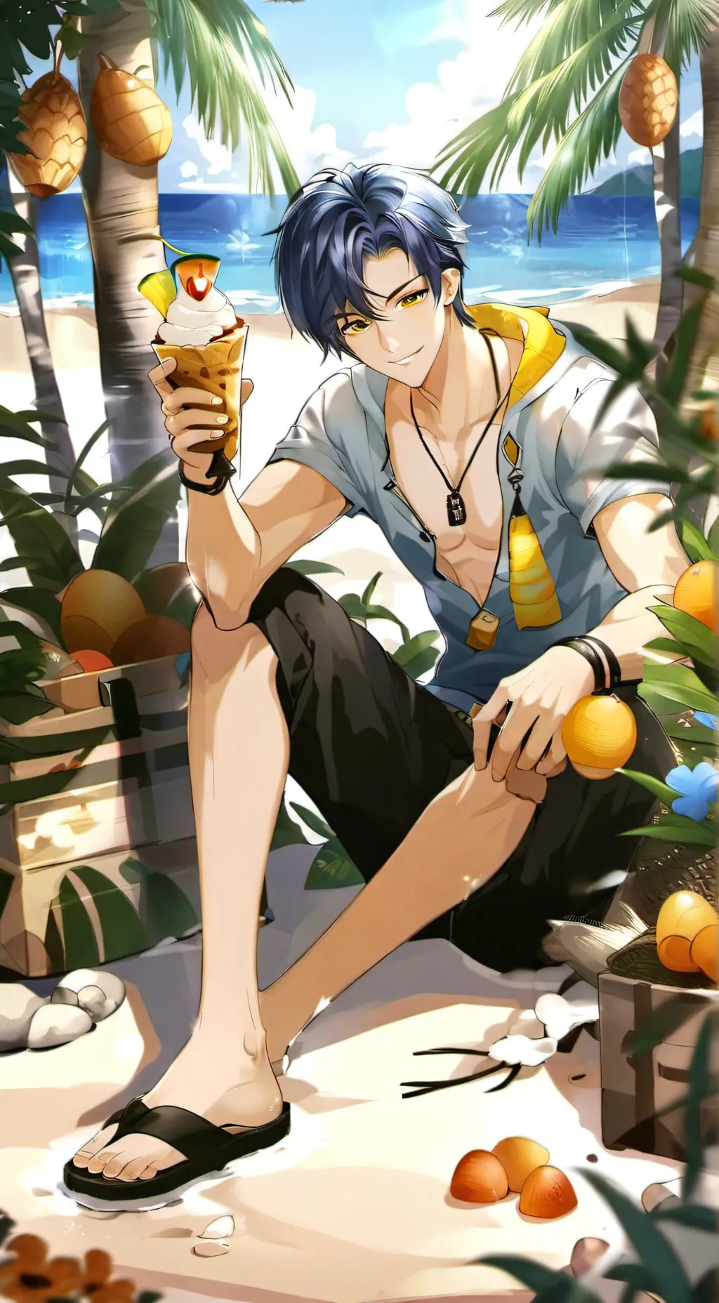 ai character: Richard  background