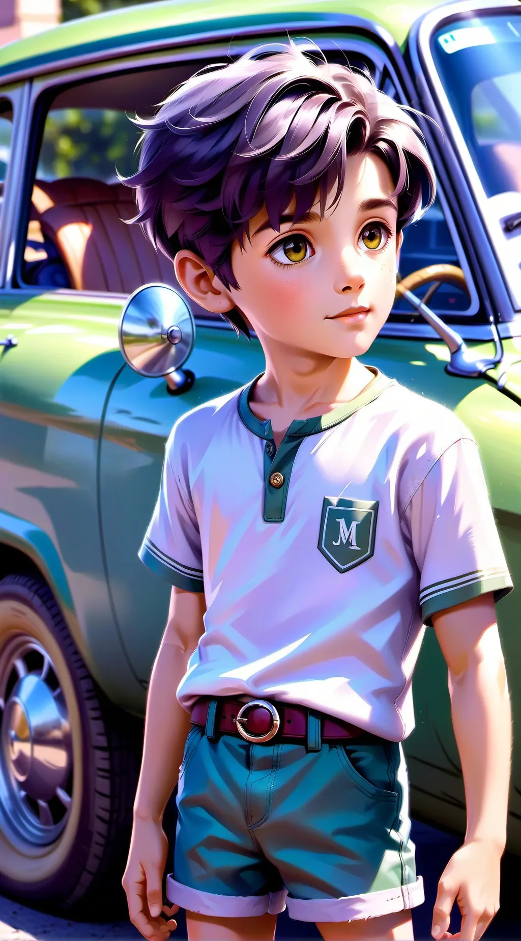 ai character: Maverick T (67 Kid background