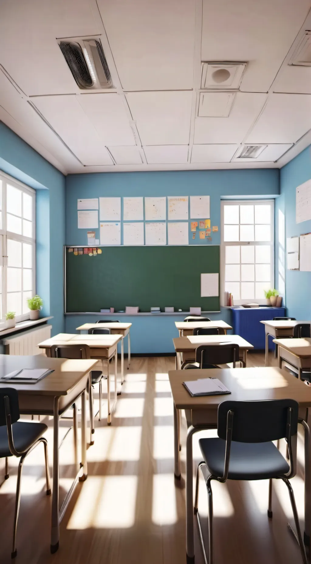 ai character: Power school 2 background