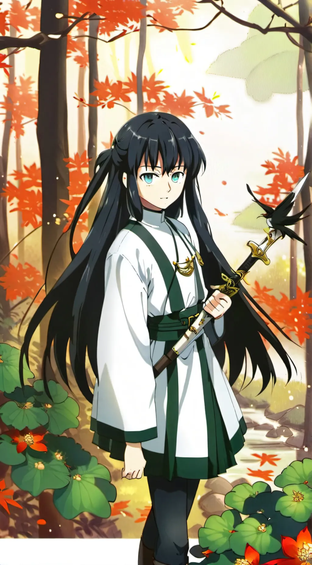 ai character: Kny period background