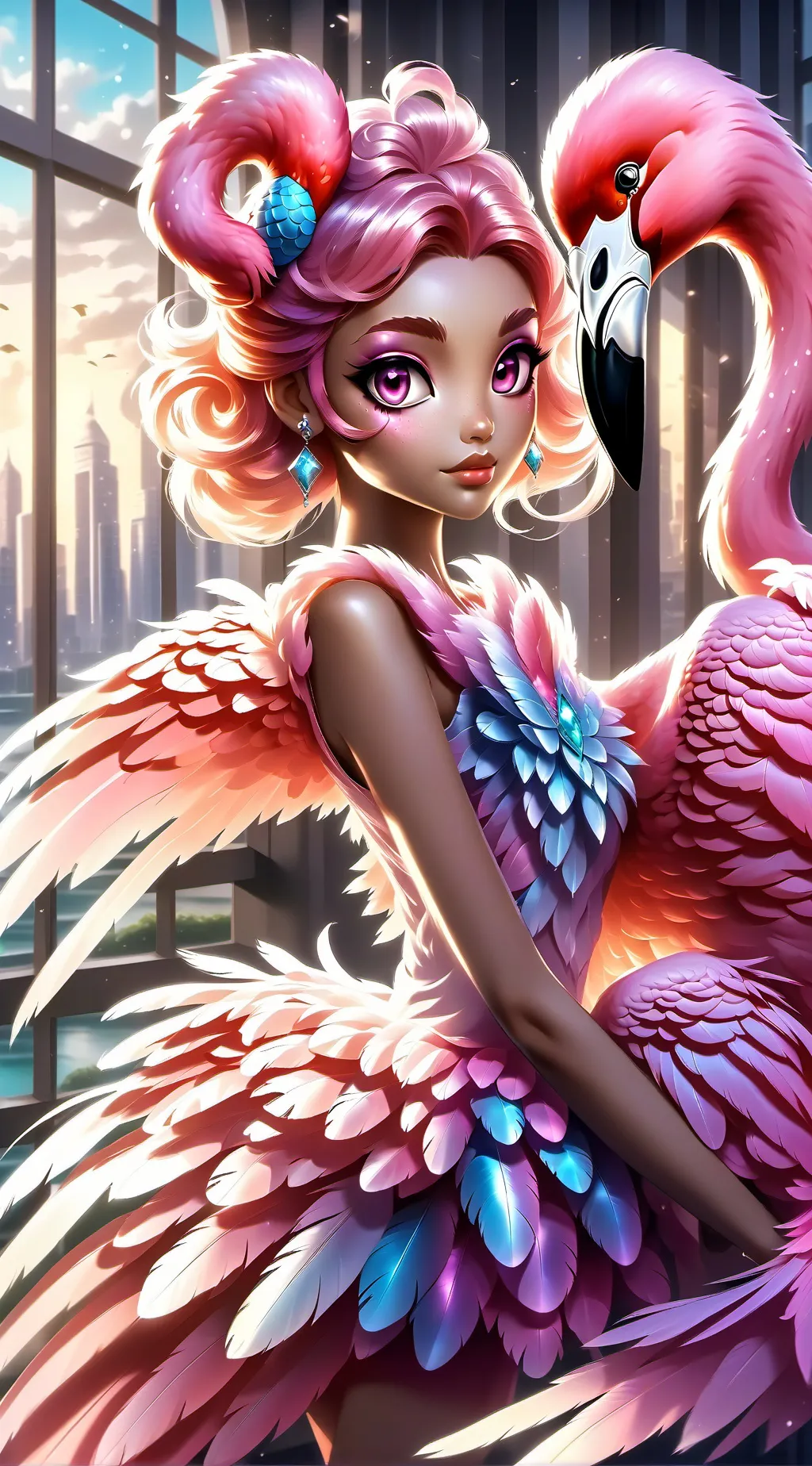 ai character: Bakugo×Deku background