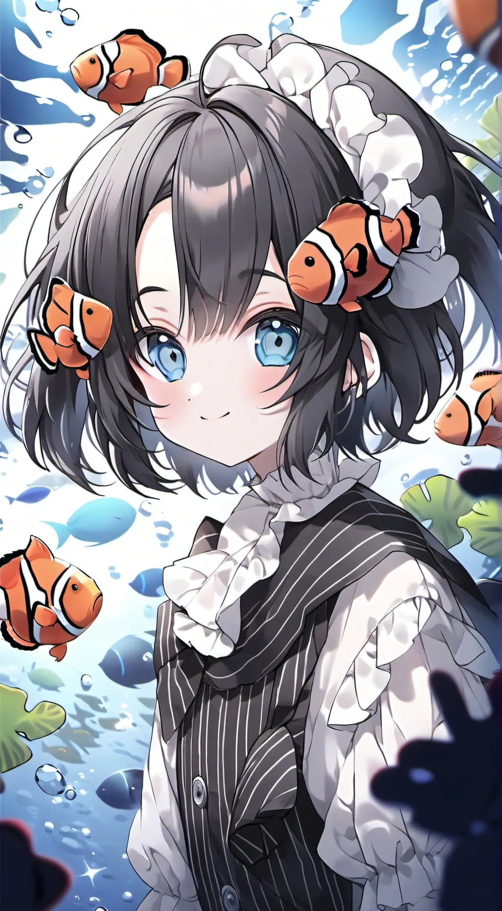 ai character: Anemone Hideaway Spirit background