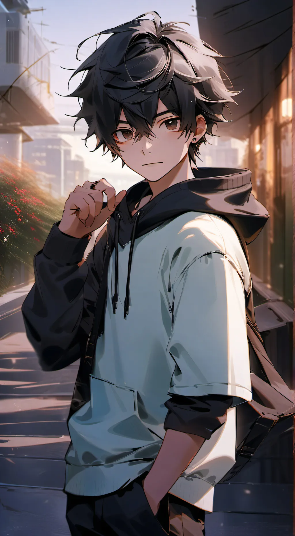 ai character: Kenji background