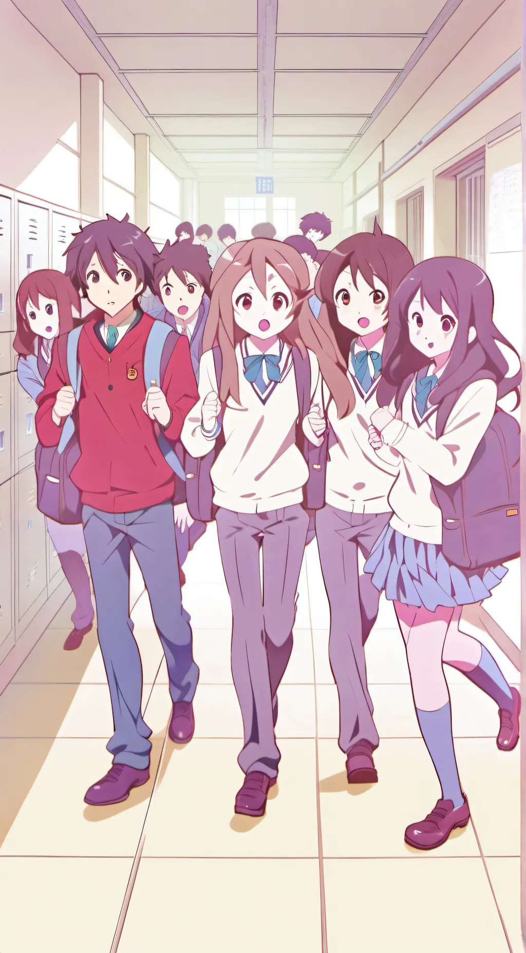 ai character: high school  background