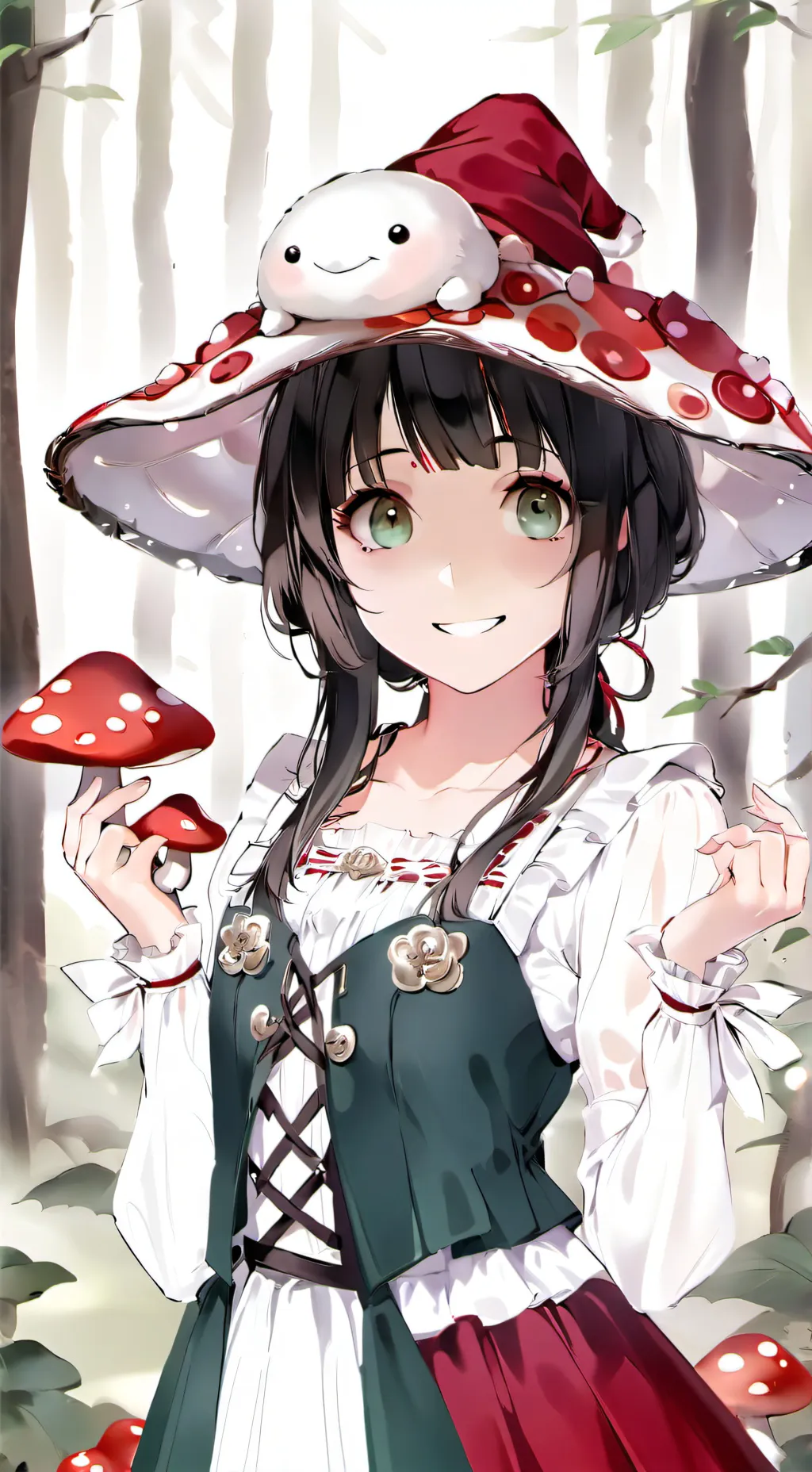 ai character: Scarlet background