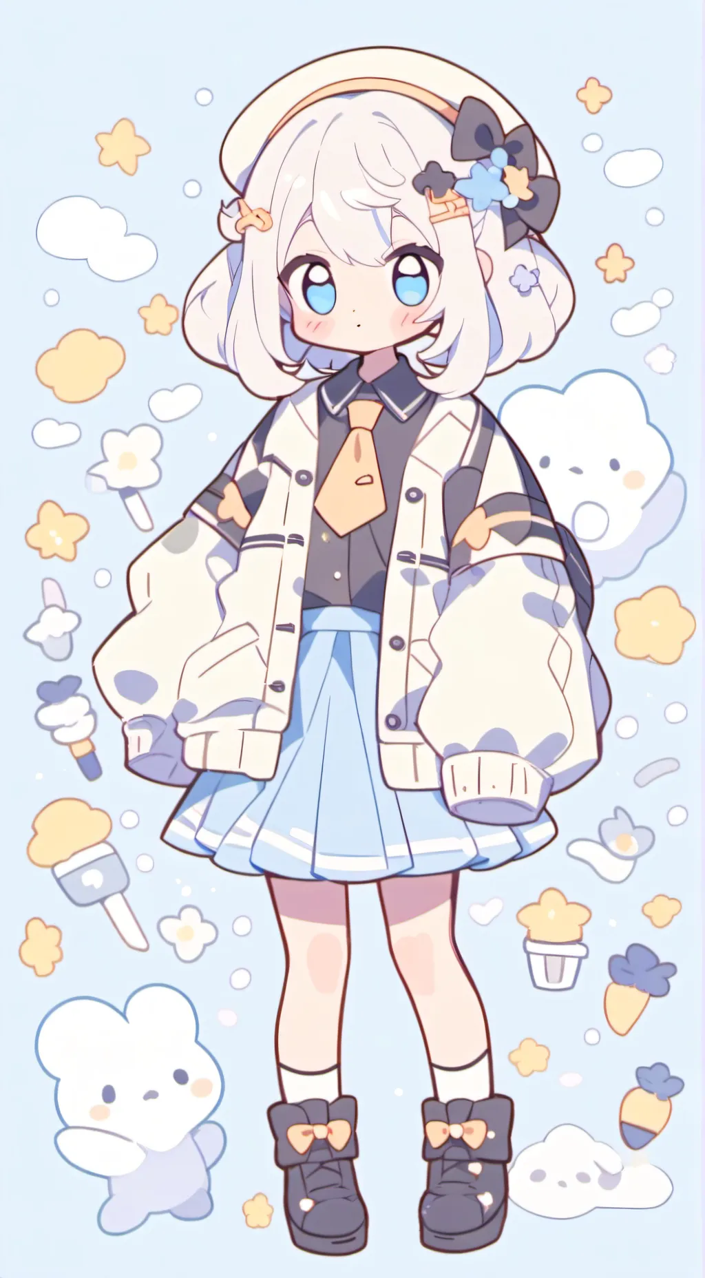 ai character: Miss chalice  background