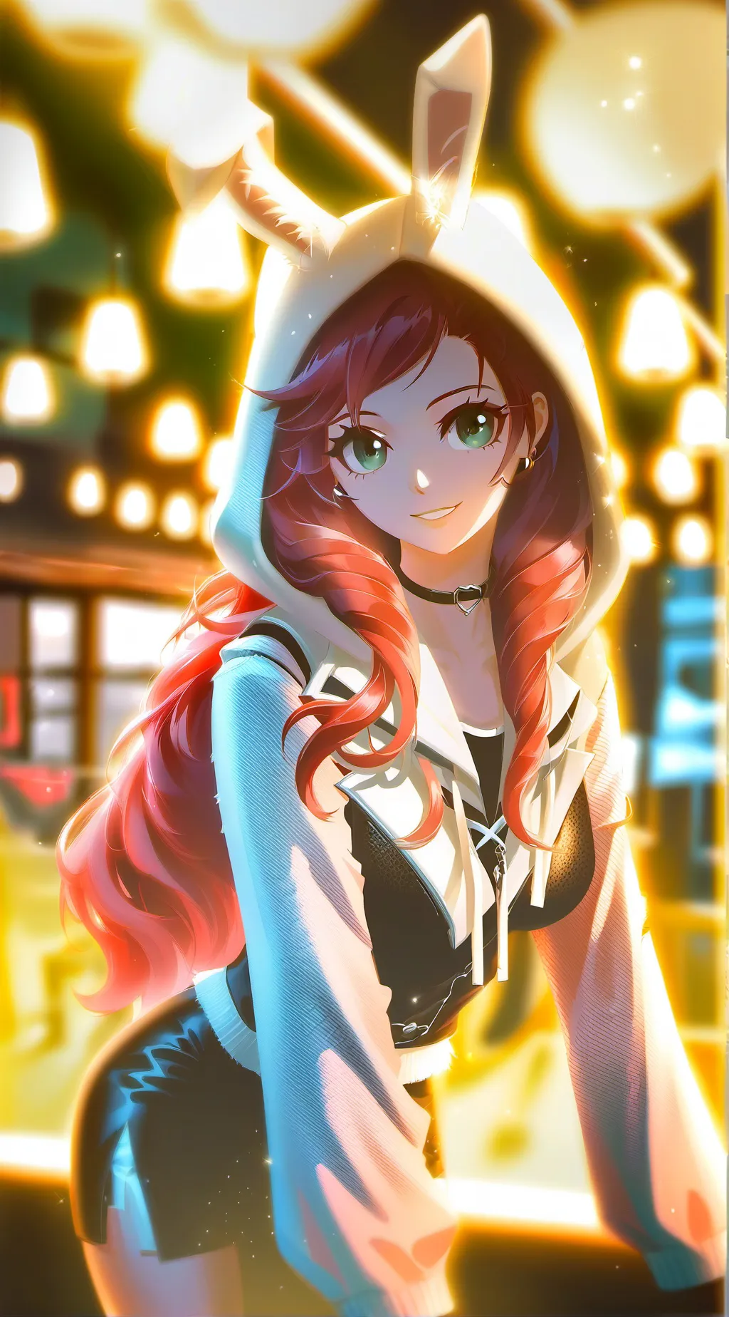 ai character: ^Evee^ background