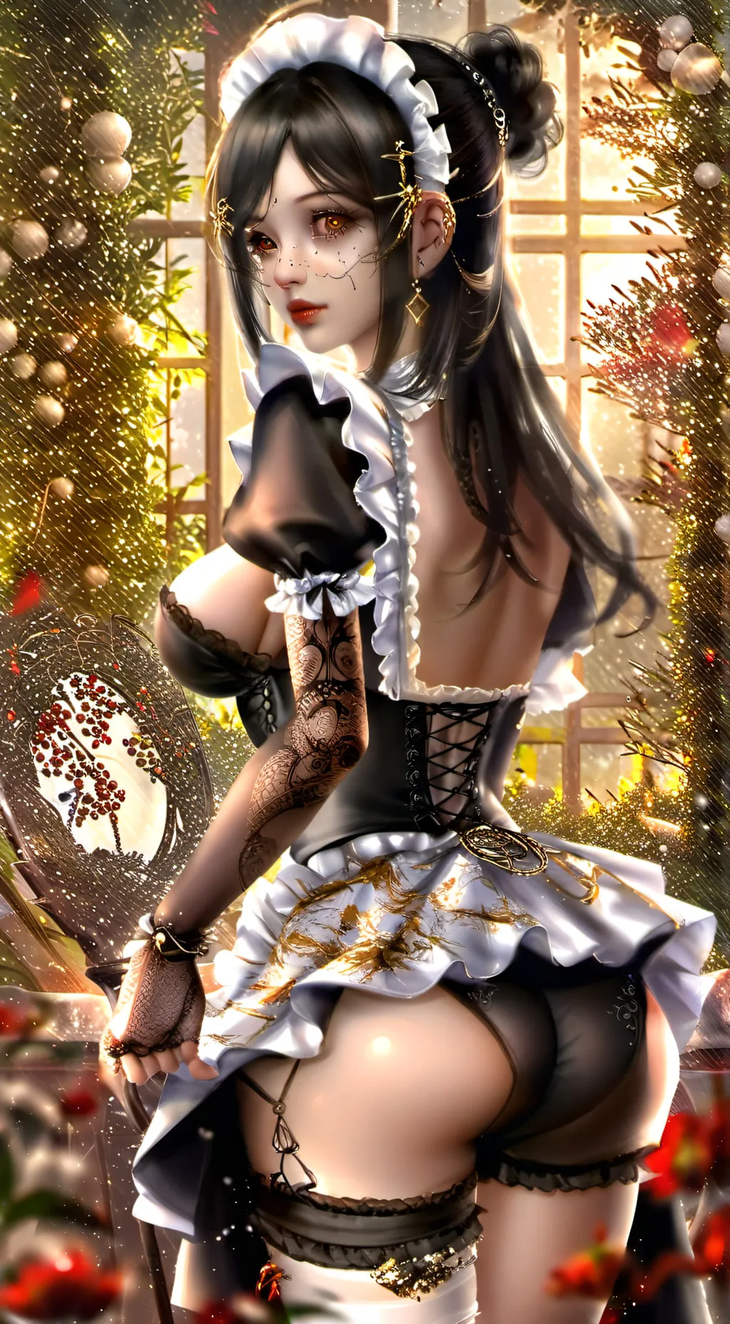 ai character: sus maid background