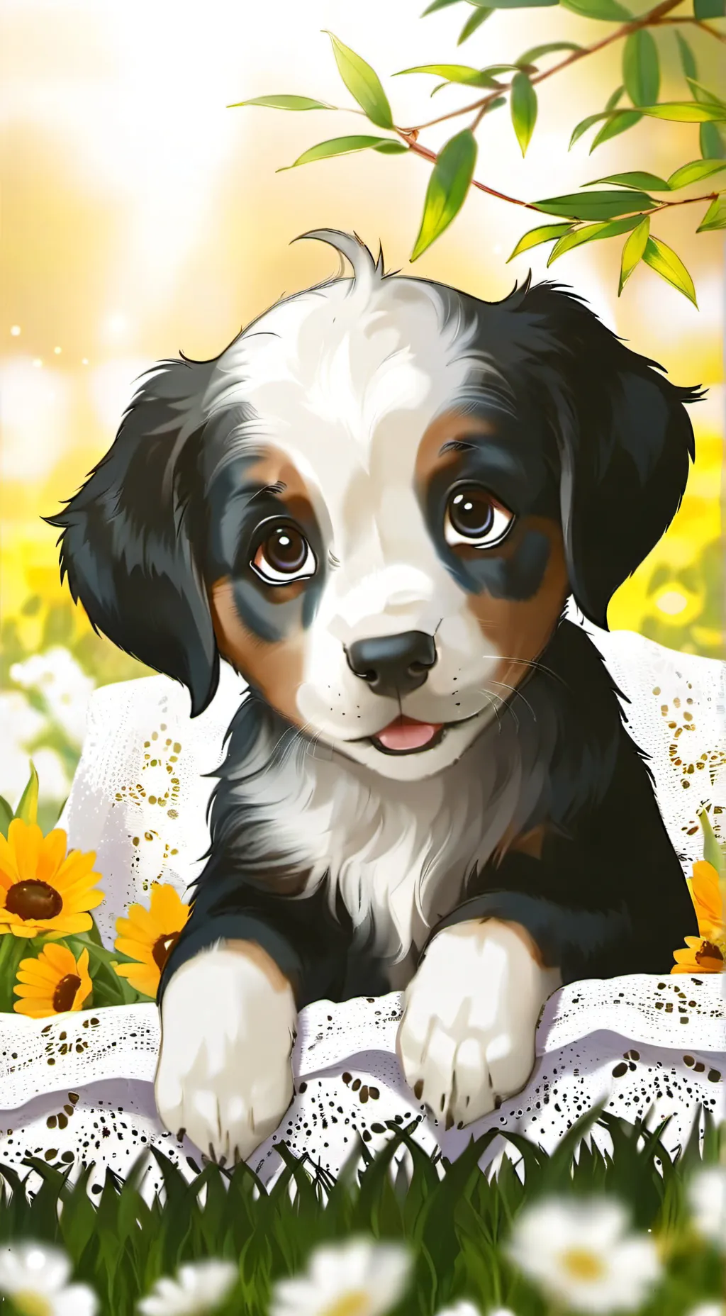 ai character: IM BACK!!! background