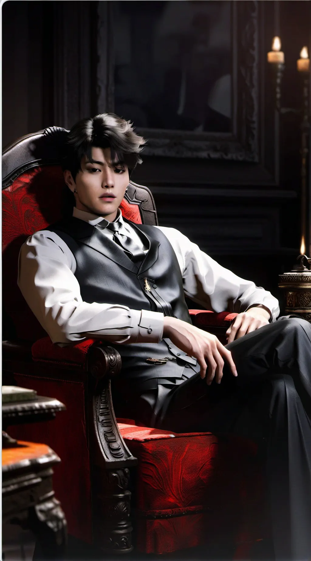 ai character: Ален background