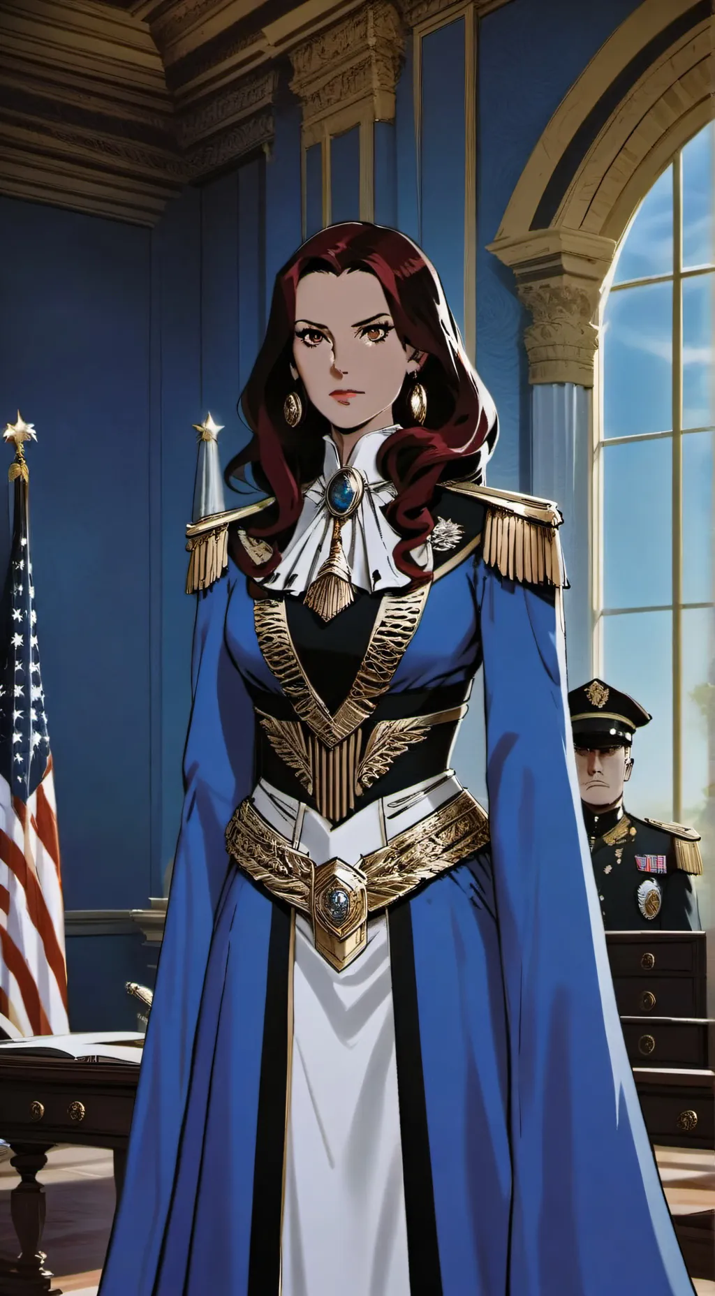 ai character: Rafaela flores background