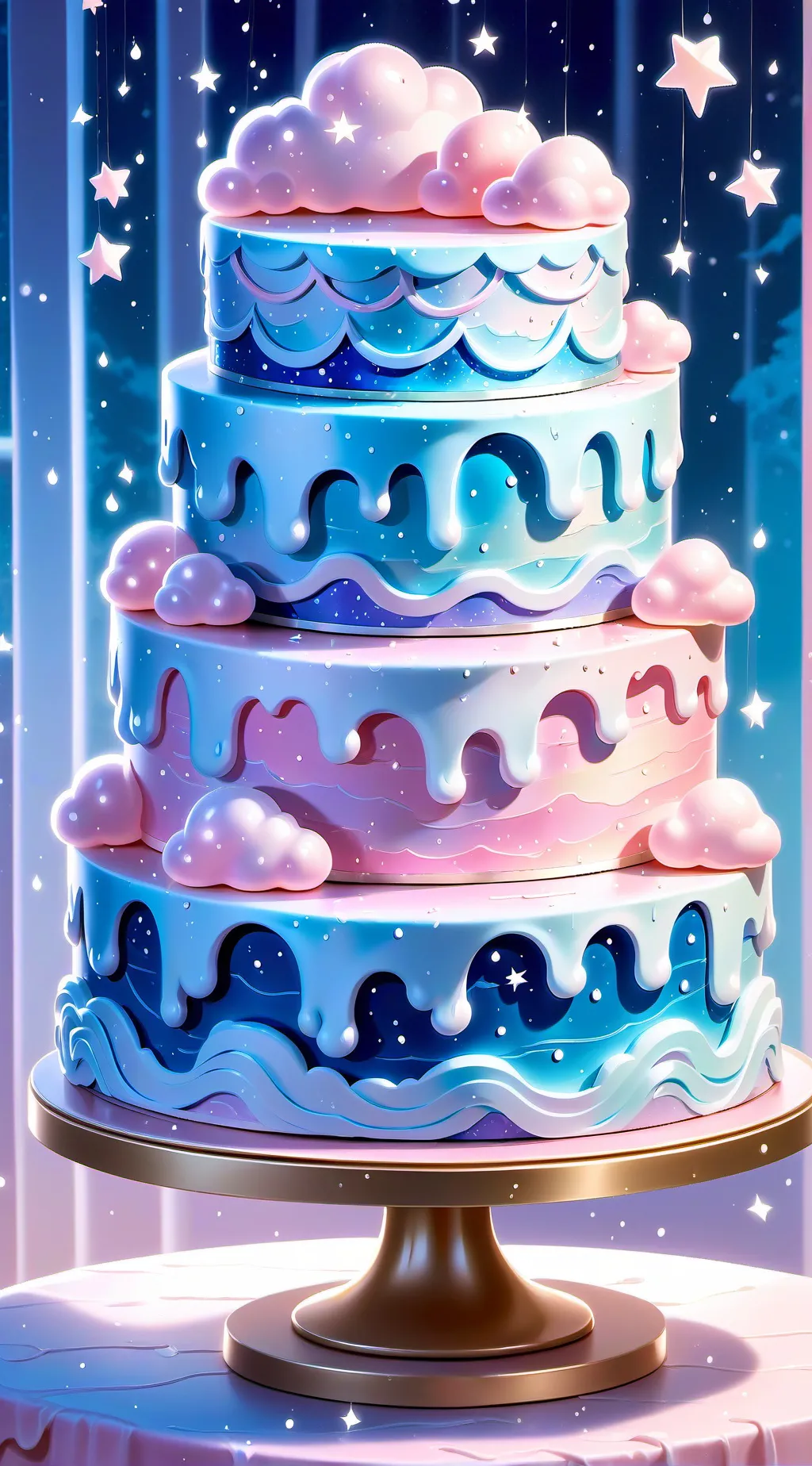 ai character: Shelly birthday!!🩷 background