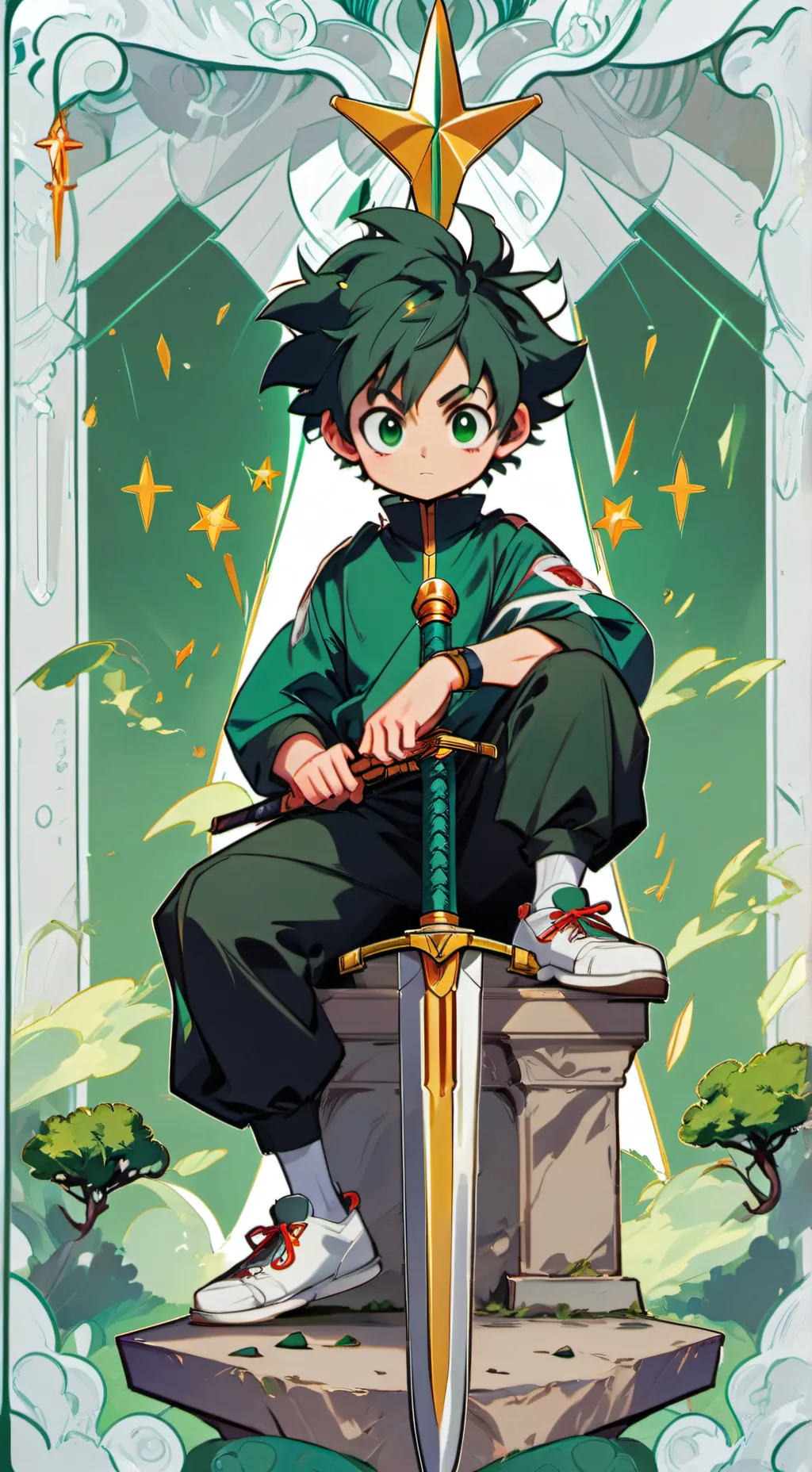 ai character: MHA  background