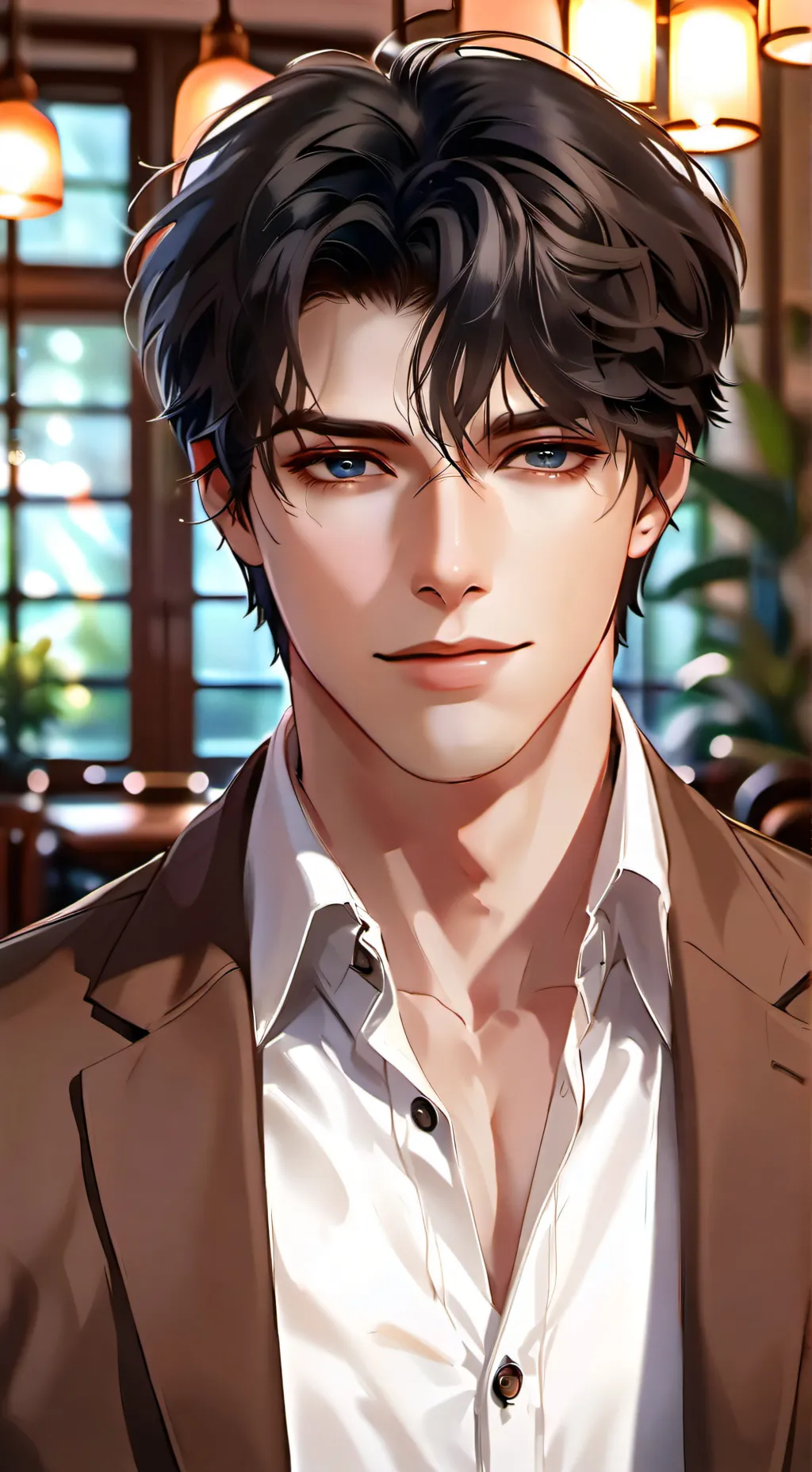 ai character: Dark love background
