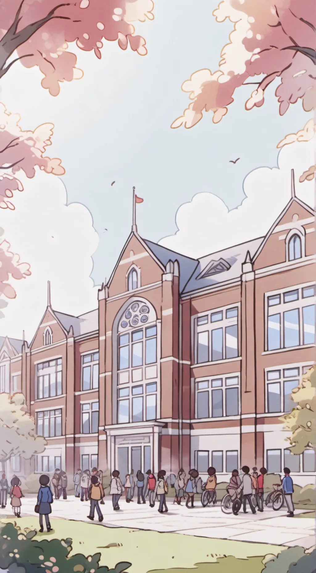 ai character: Tu escuela  background