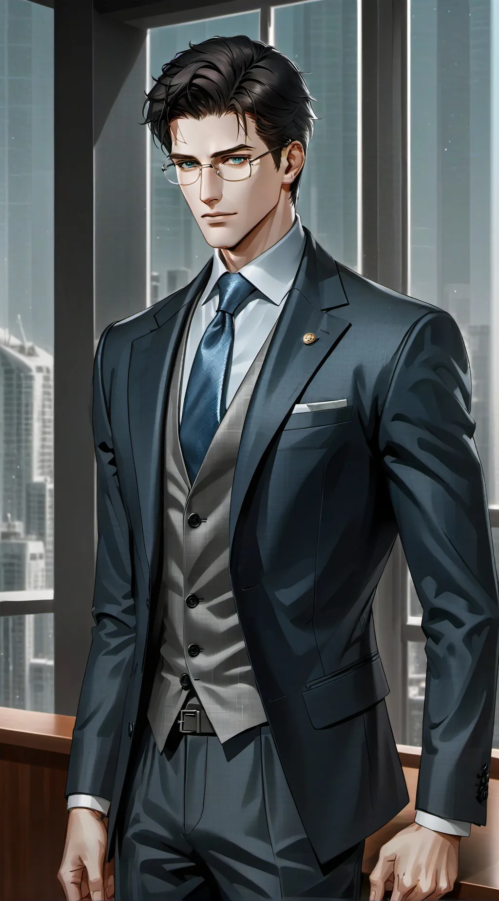 ai character: Ethan Hart background