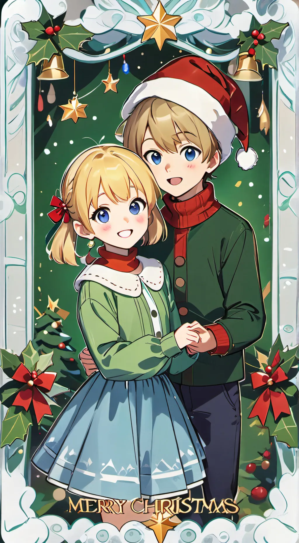 ai character: Christmas  background