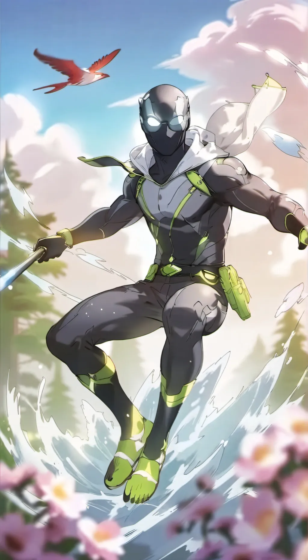 ai character: kny x my brothers background