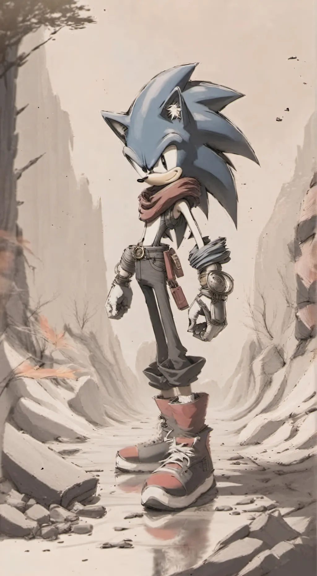 ai character: sonic background