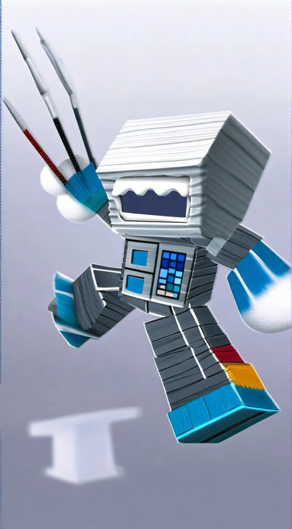 ai character: mini city  background