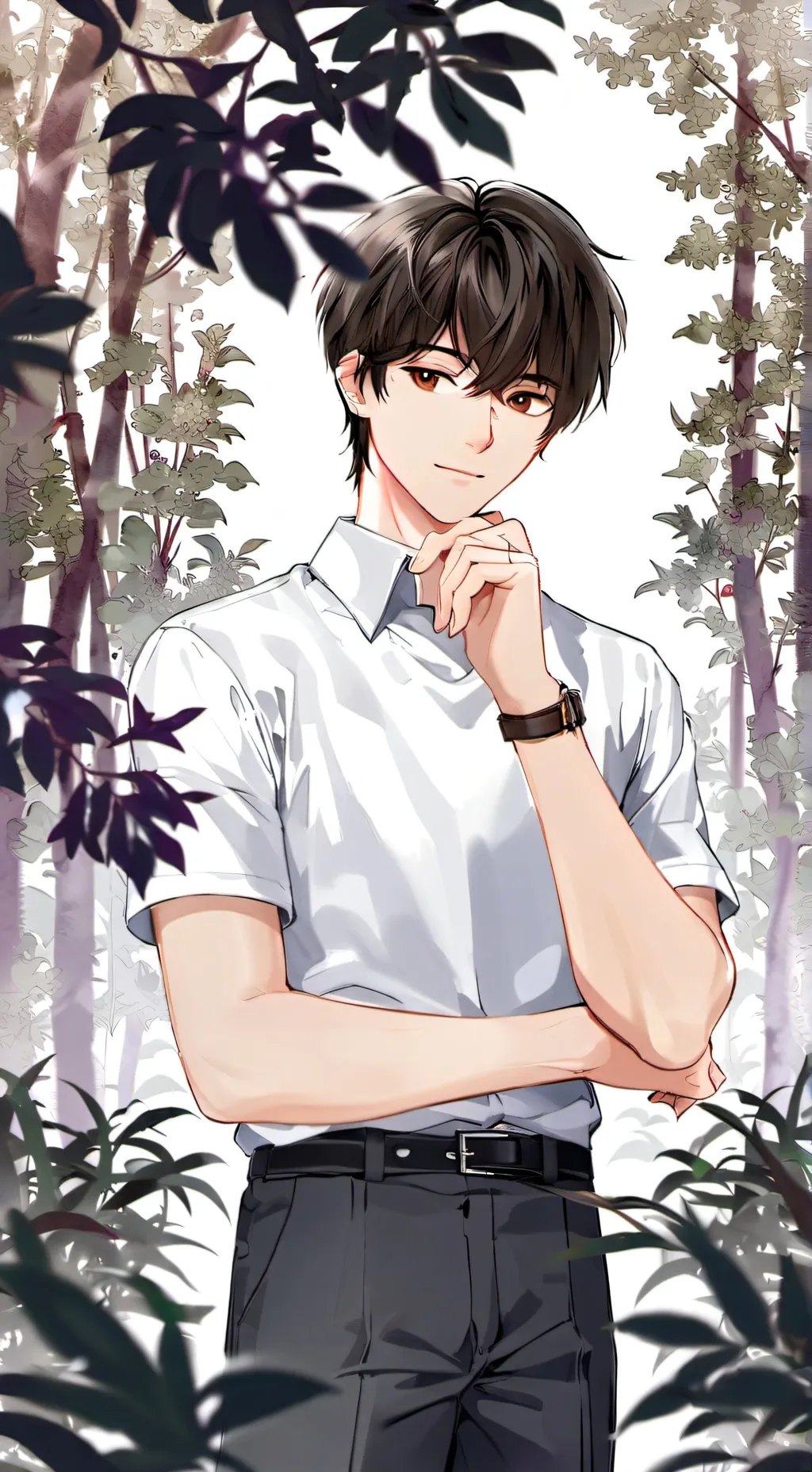 ai character: ♥︎max✦ background