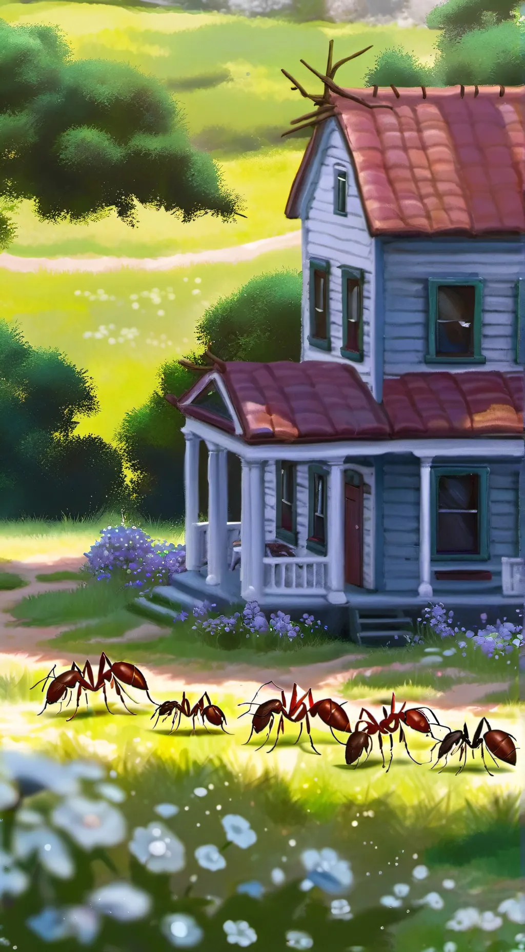 ai character: Be an ant! background