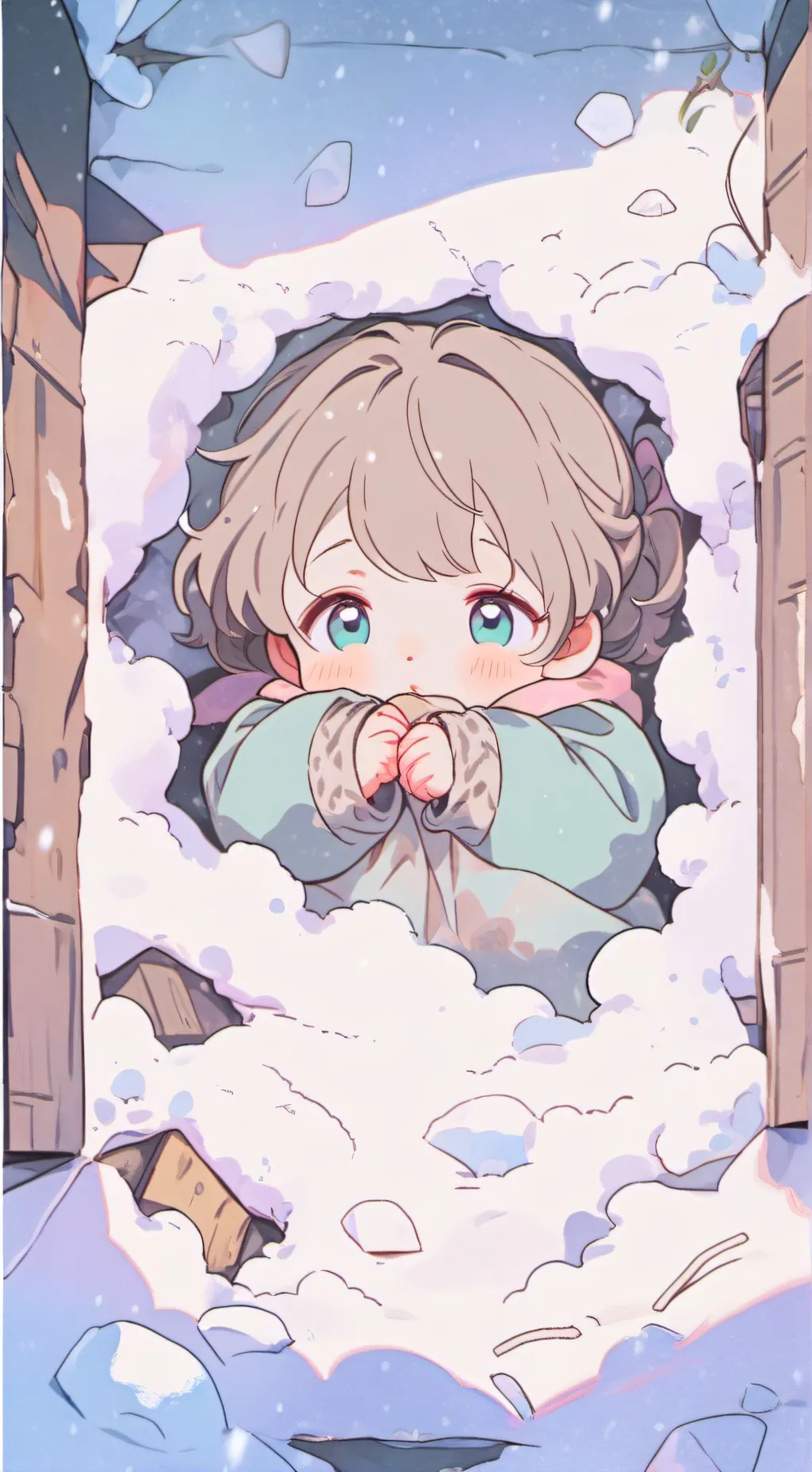 ai character: help her! background