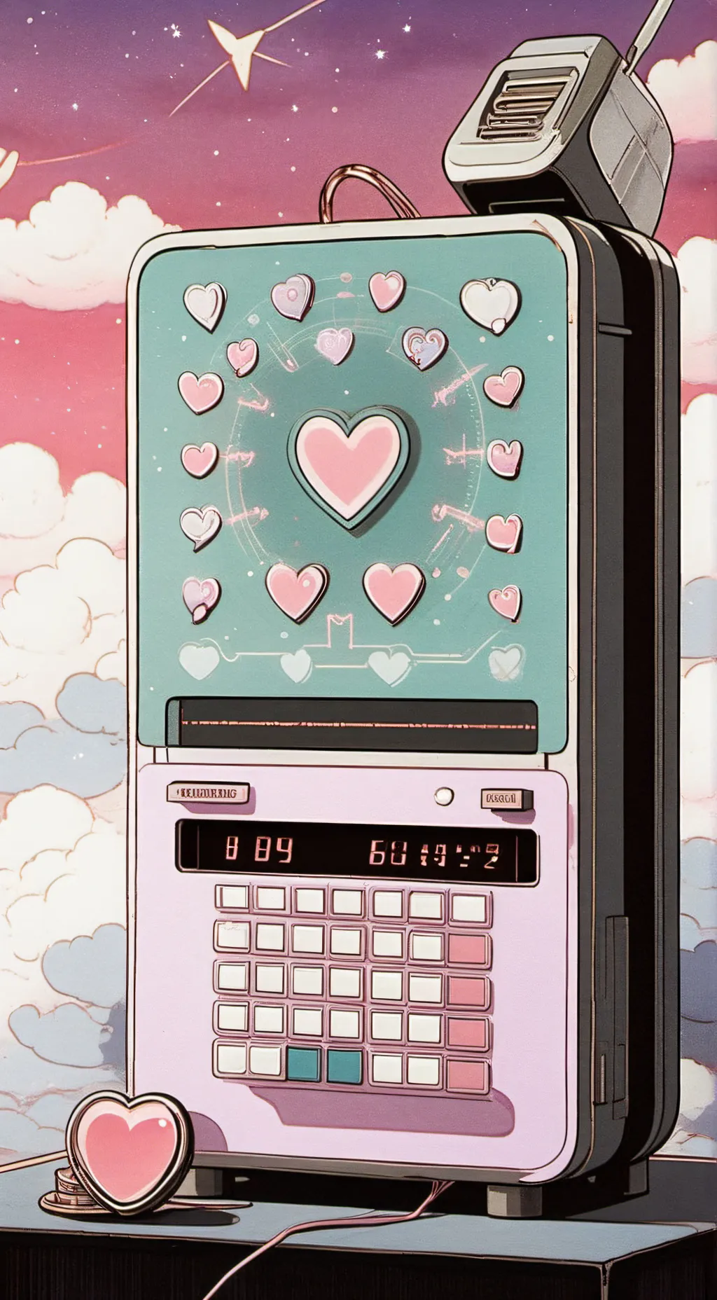 ai character: Love calculator  background