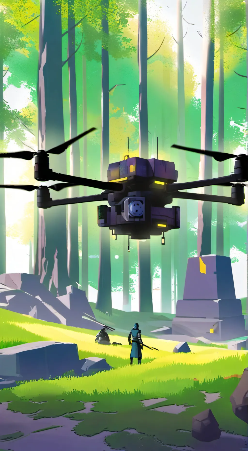 ai character: DW AU: TOVS #1 background