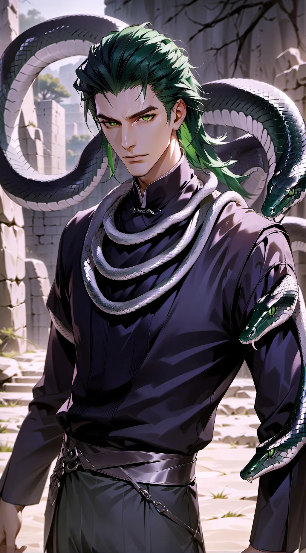 ai character: Tren background