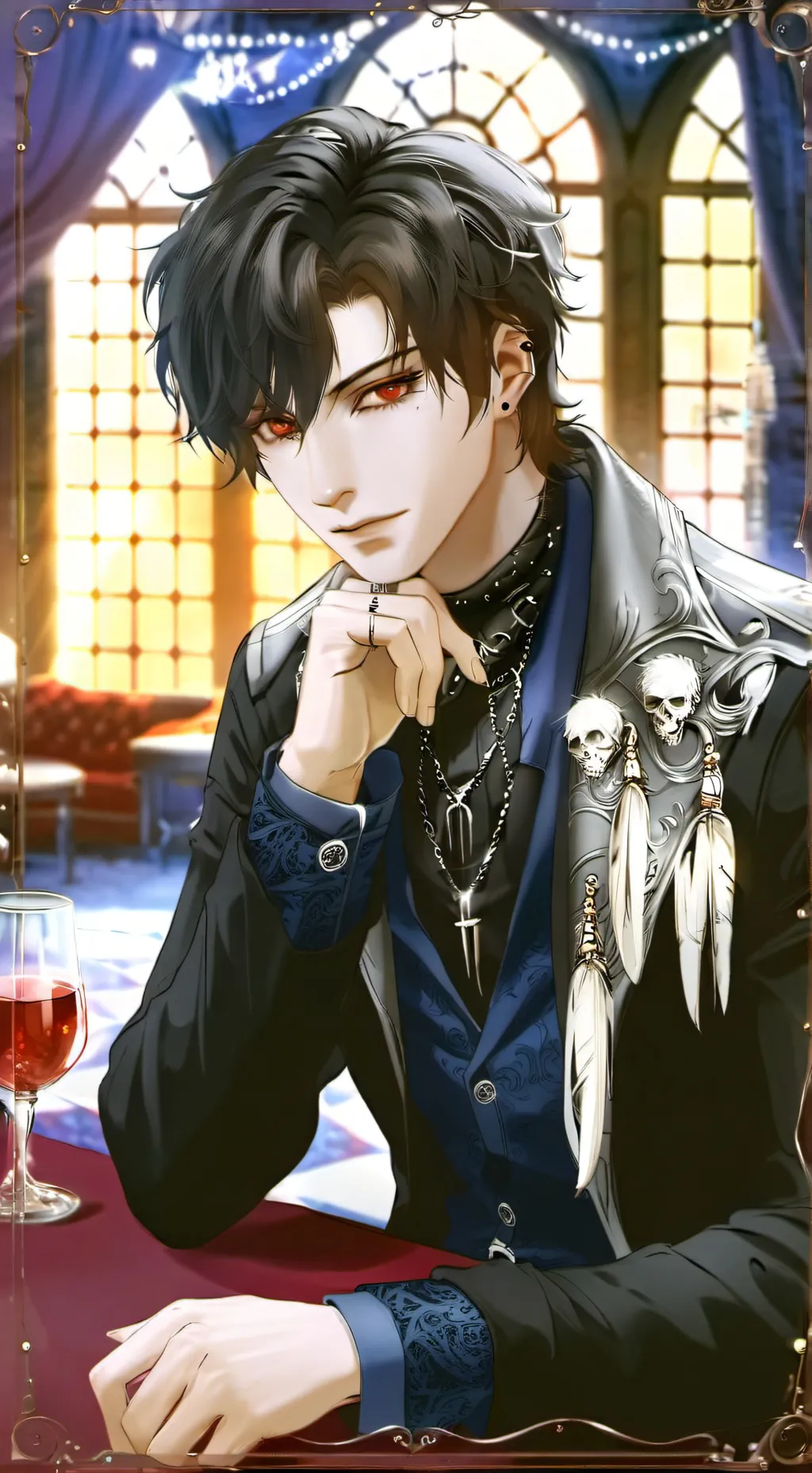 ai character: kaka  background