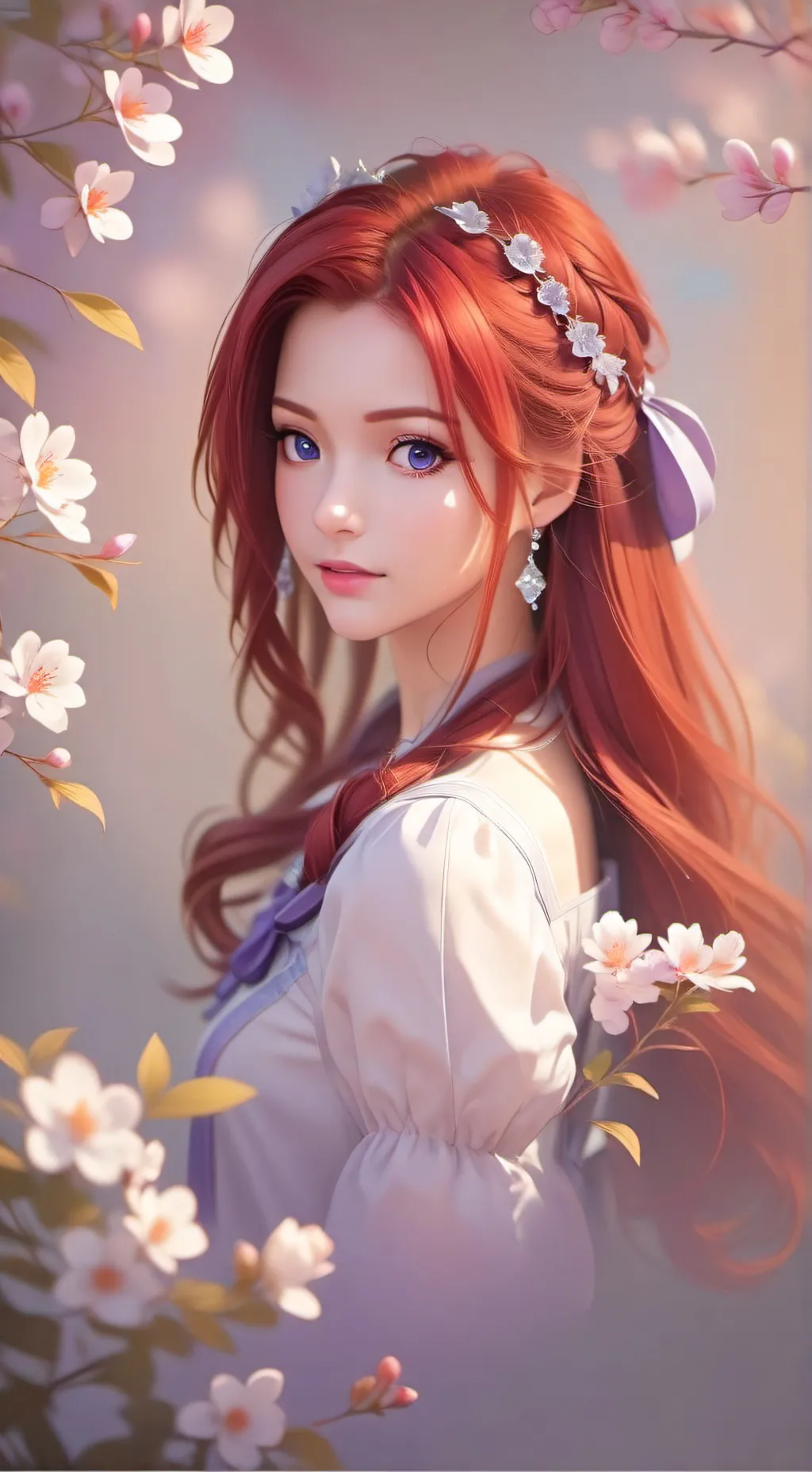 ai character: ⚘️ Sofía 🪻 background