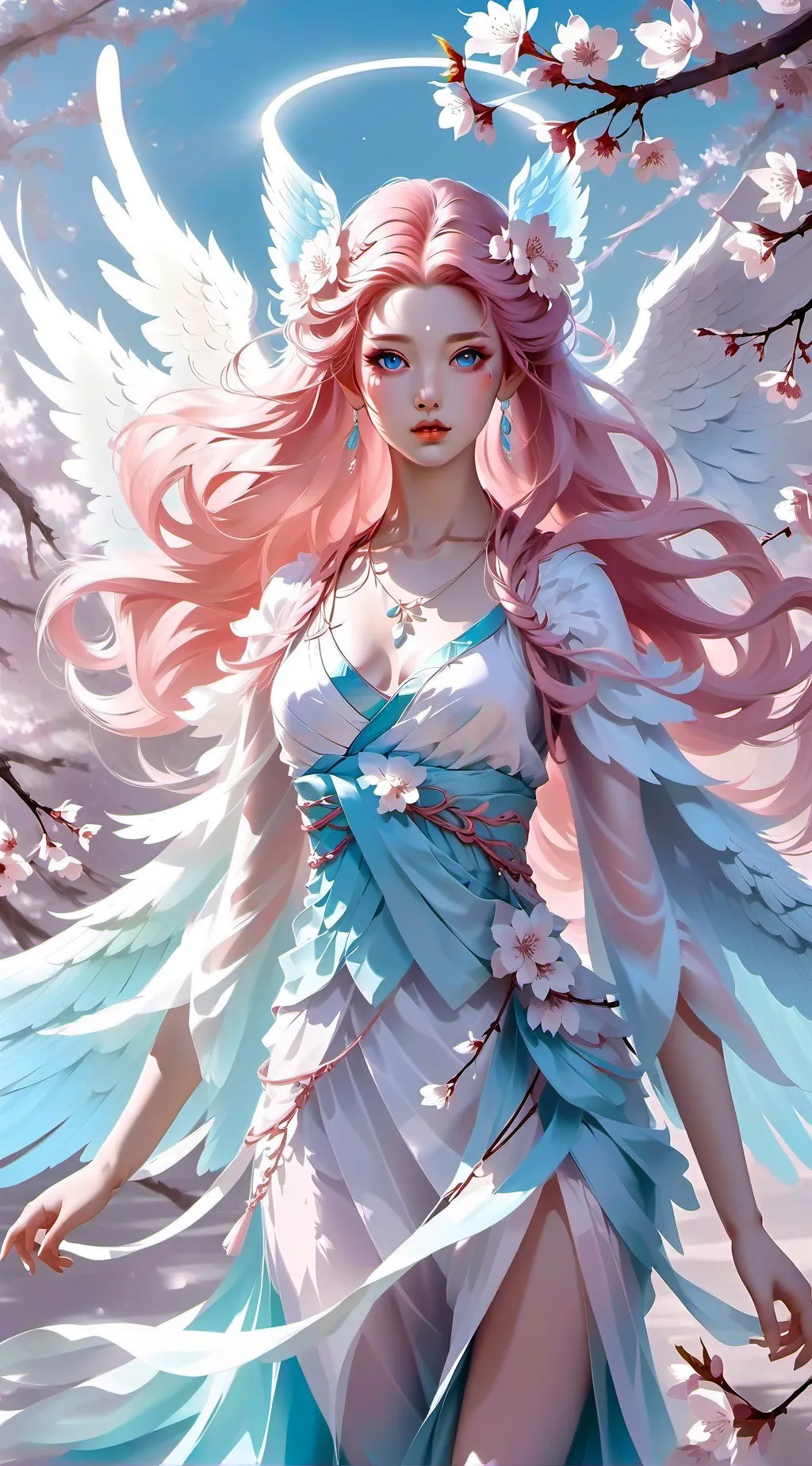 ai character: MHA ANGEL background