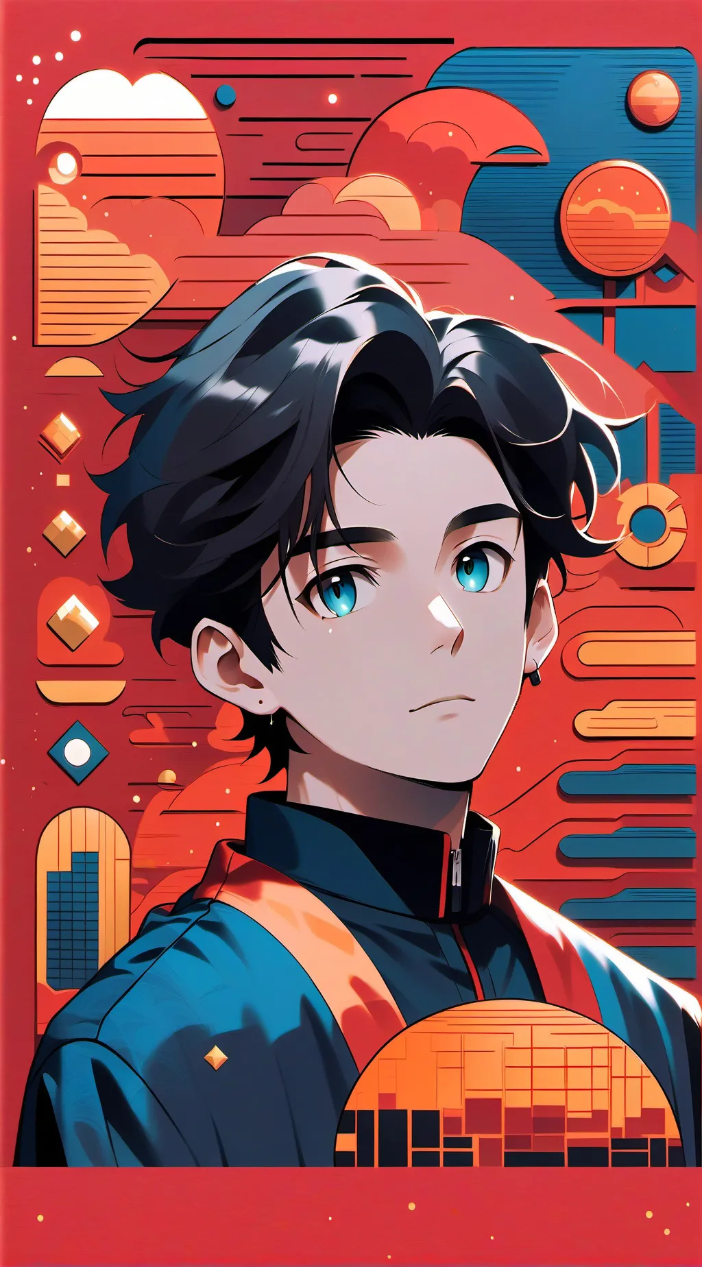 ai character: Adult Marcus background