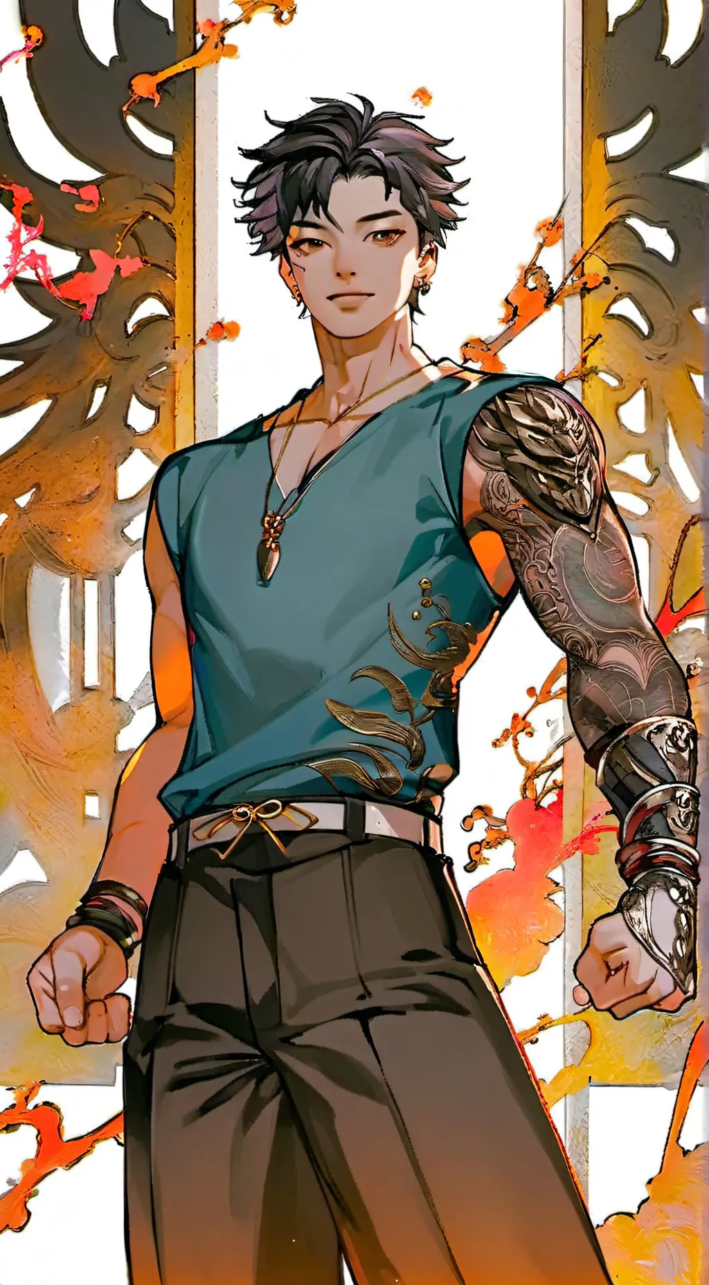 ai character: chad background