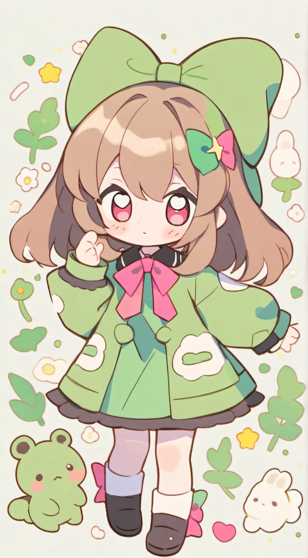 ai character: Rui Usagi Love background