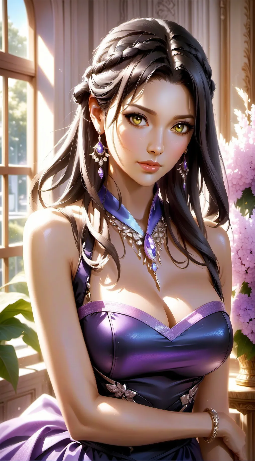 ai character: Boob background