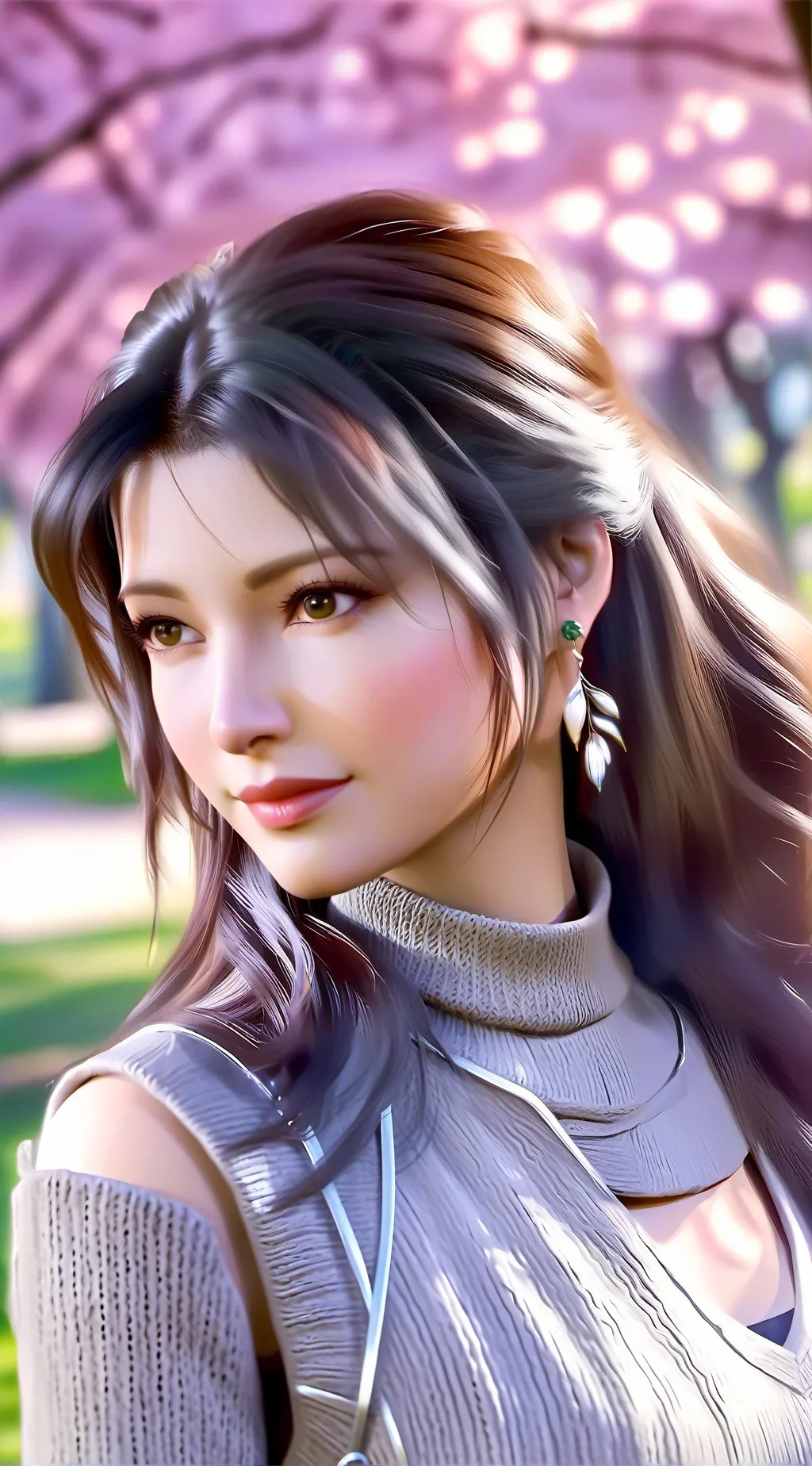 ai character: luna  background