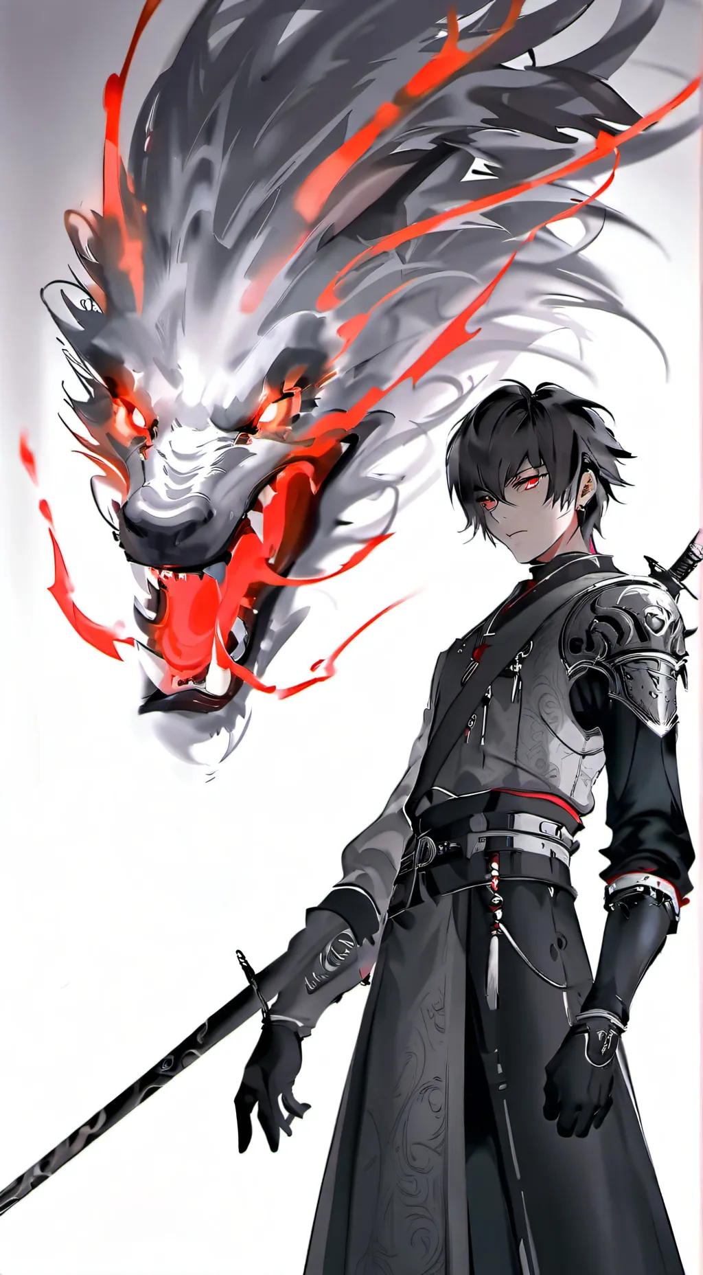 ai character: Never background