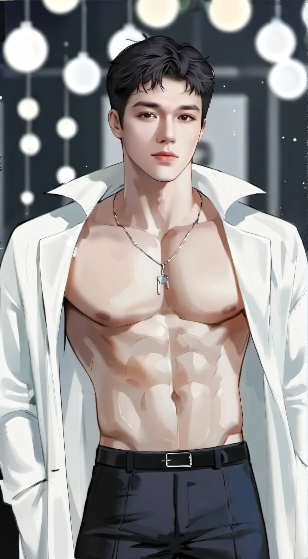 ai character: Landon  background